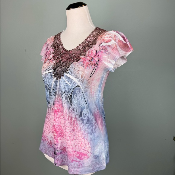 Beaded & Embroidered Intricate Top - Picture 2 of 5